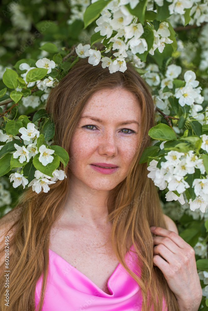Close up portrait of a young beautiful red hair model Close up portrait of a young beautiful red hair model