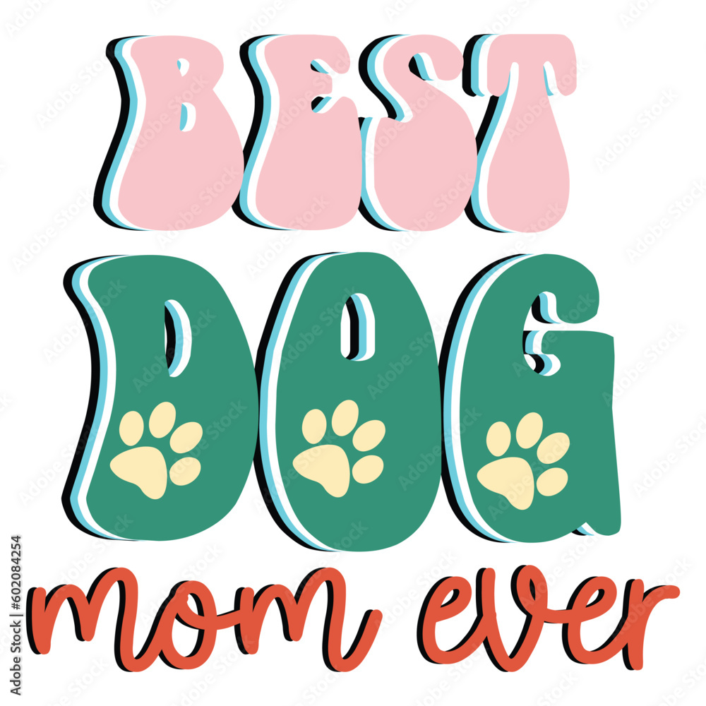 Dog Retro Design Dog Retro Design