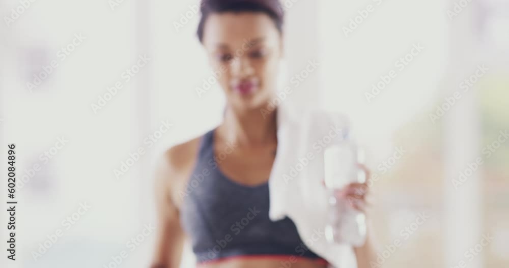 Fitness, wink and pointing with portrait of woman and training for motivation, muscle and sports training. Wellness, workout and exercise with girl athlete for power, energy and goal in gym studio Fitness, wink and pointing with portrait of woman and training for motivation, muscle and sports training. Wellness, workout and exercise with girl athlete for power, energy and goal in gym studio