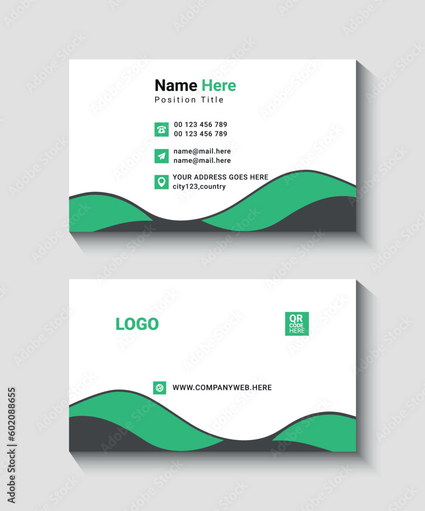 Fototapeta premium professional business card