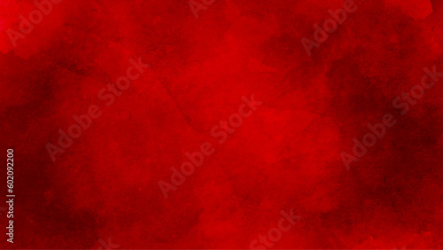 Red grunge textured wall background. Red trendy grunge image.