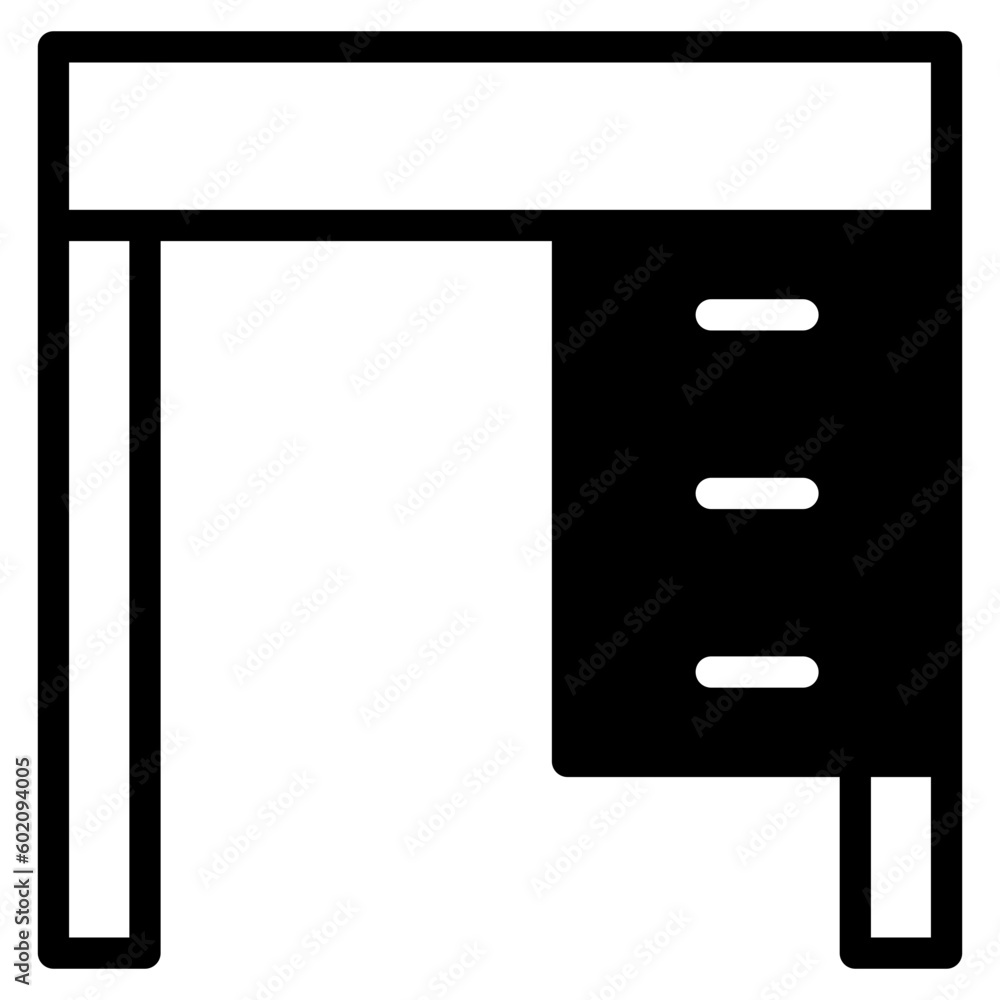 Fototapeta premium office desk dualtone
