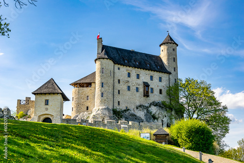 rebuilt old castle in Bobolice