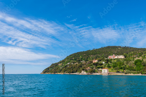 the coast of LiguriaItaly photo