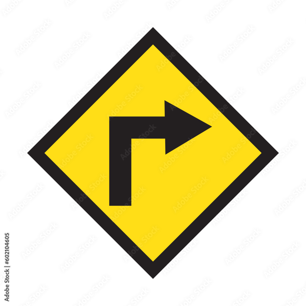 SHARP TURNS icon design template vector SHARP TURNS icon design template vector