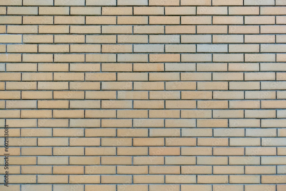 Obraz premium レンガタイルの壁 背景画像