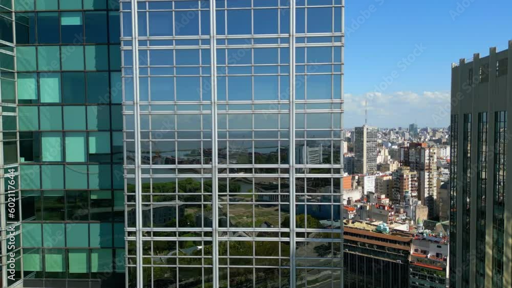 Aerial view of Corporate Buildings on a Sunny Day Aerial view of Corporate Buildings on a Sunny Day