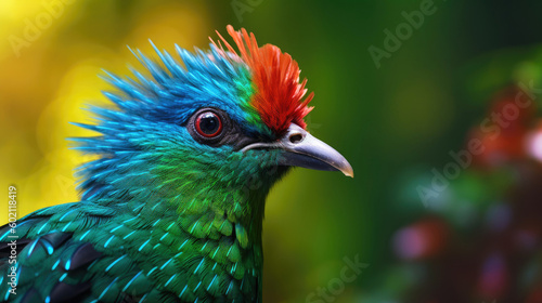 Resplendent Quetzal. Generative AI