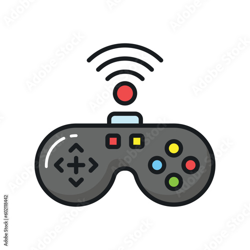 Check this wireless gamepad vector design in modern style, premium icon