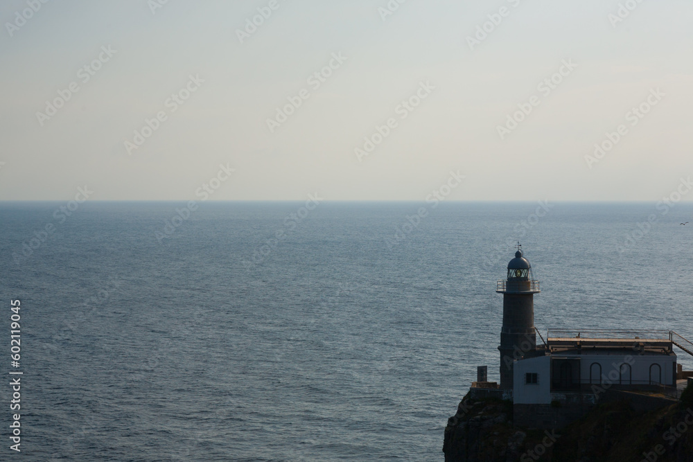 Cape santa catalina lighthouse view, Lekeitio, Spain Cape santa catalina lighthouse view, Lekeitio, Spain