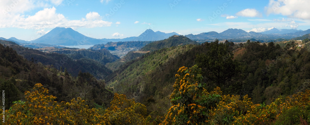 Panoramic view of Quezaltenango, Guatemala