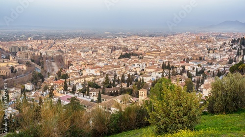 Granada city views near Alhambra, Spain © estivillml
