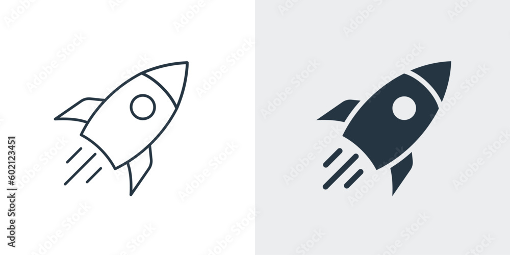 Rocket Space ship vector startup icon Rocket Space ship vector startup icon