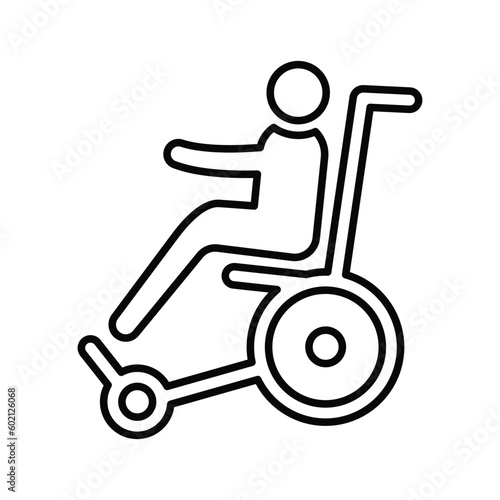 Accommodation, disability, reasonable icon. Line, outline symbol.