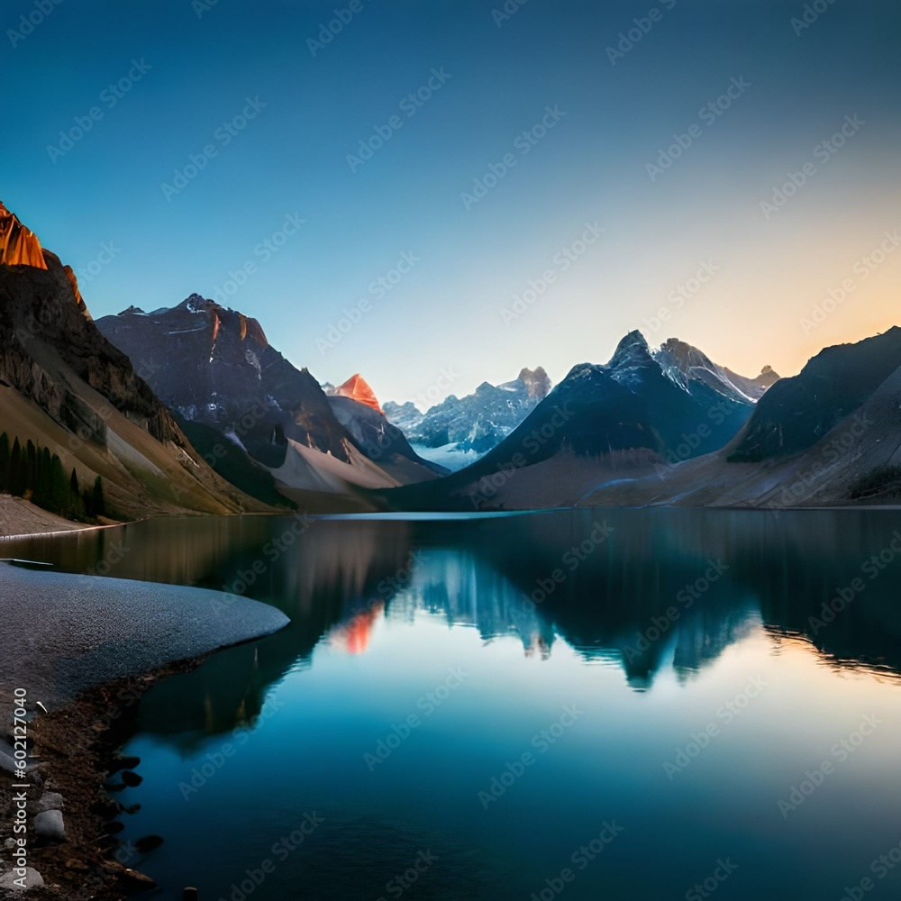 reflection in lake