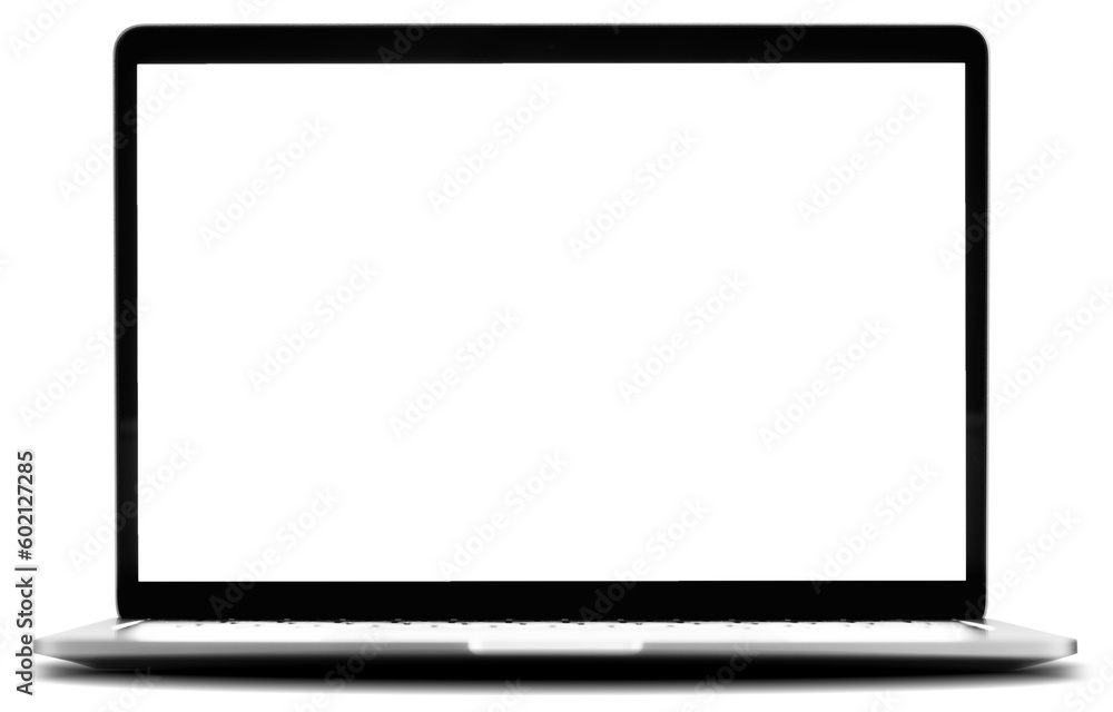 mockup notebook laptop with blank transparent png display on the white background mockup notebook laptop with blank transparent png display on the white background