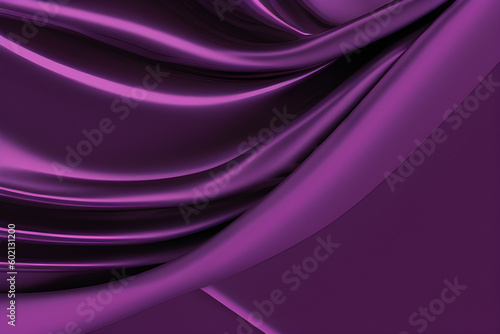 Purple silk texture background. Generative AI