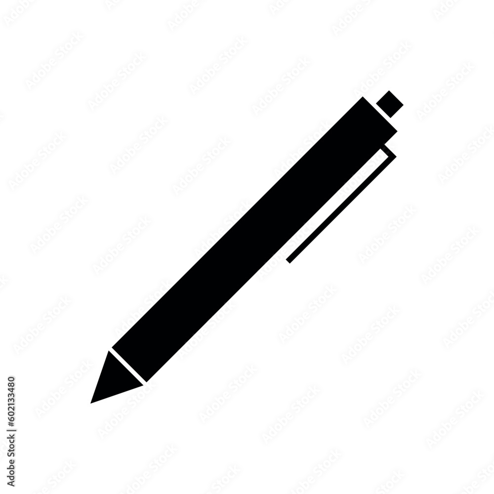 Simple Pen Icon Vector Template Simple Pen Icon Vector Template