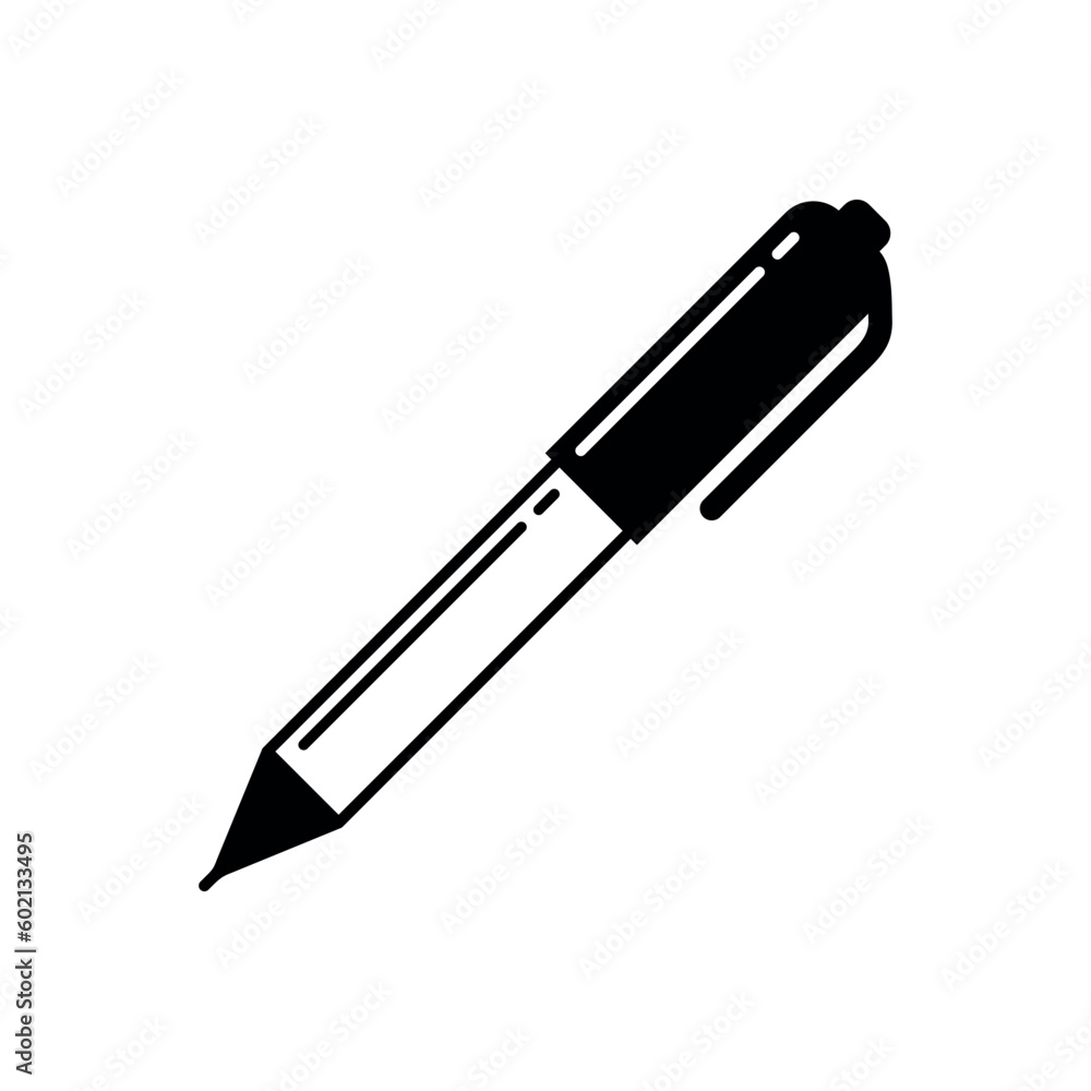 Simple Pen Icon Vector Template Simple Pen Icon Vector Template