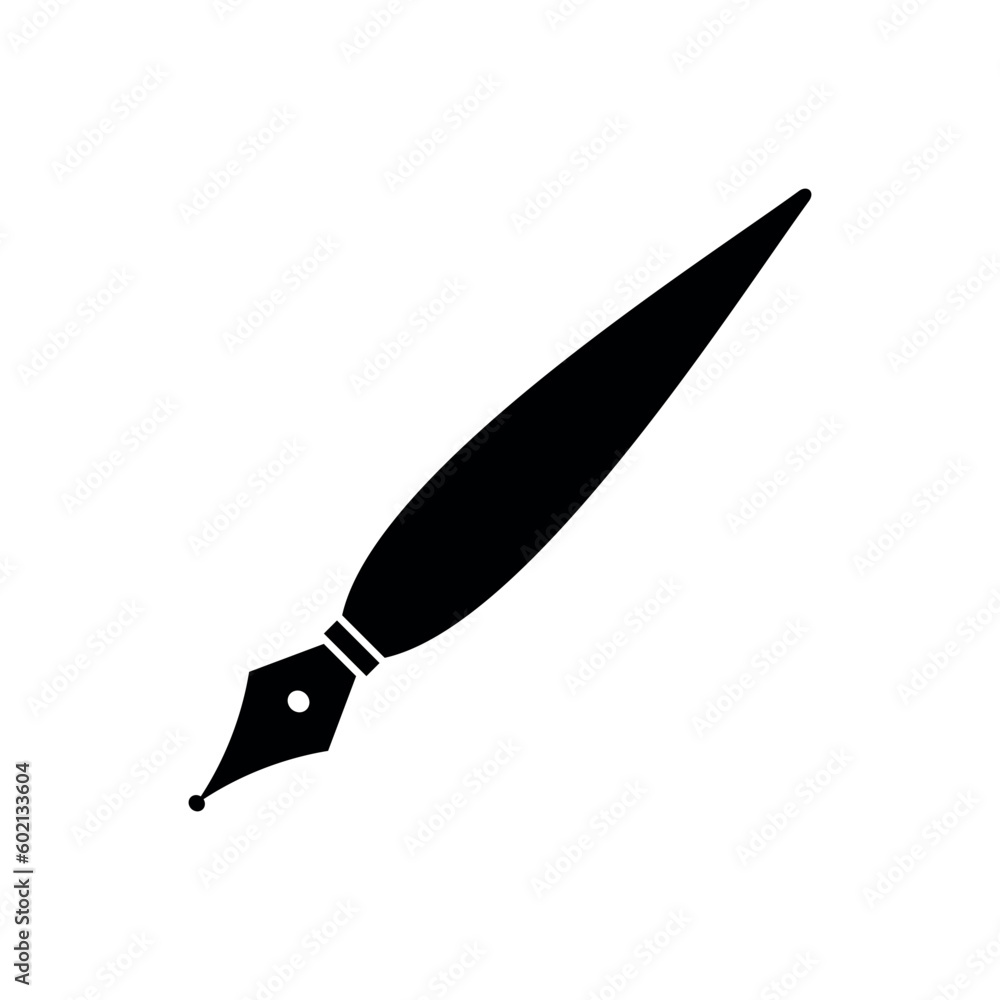 Simple Pen Icon Vector Template Simple Pen Icon Vector Template