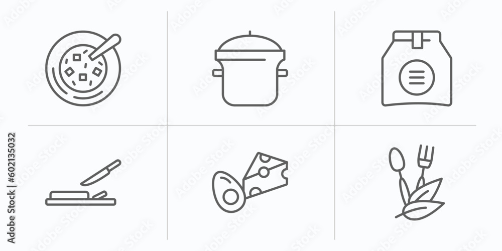 food collection. thin outline icons set. thin line icons such as winter melon soup, kitchen pot, pack, chop, dairy, organic food vector. food collection. thin outline icons set. thin line icons such as winter melon soup, kitchen pot, pack, chop, dairy, organic food vector.