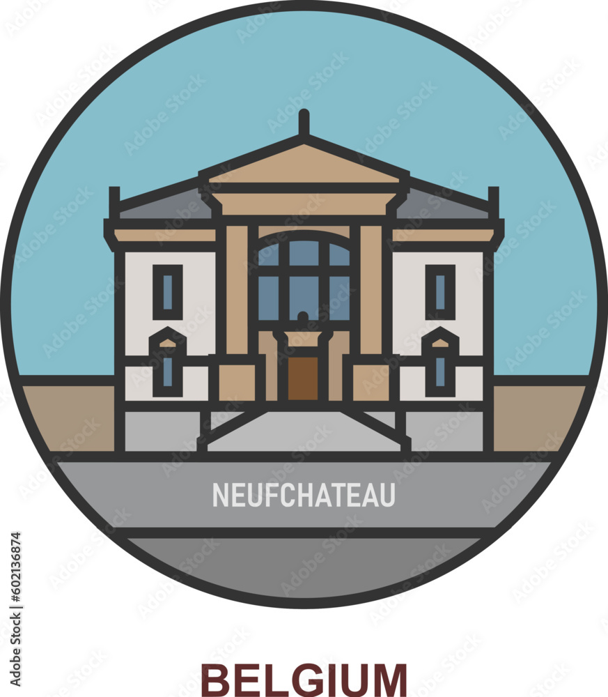 Neufchateau. Cities and towns in Belgium
