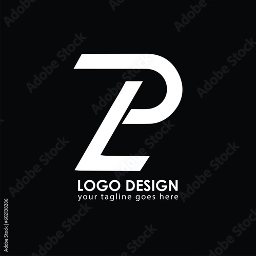 LP LD Logo Design, Creative Minimal Letter LD LP Monogram