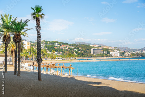 La Malagueta Beach - Malaga, Andalusia, Spain © diegograndi