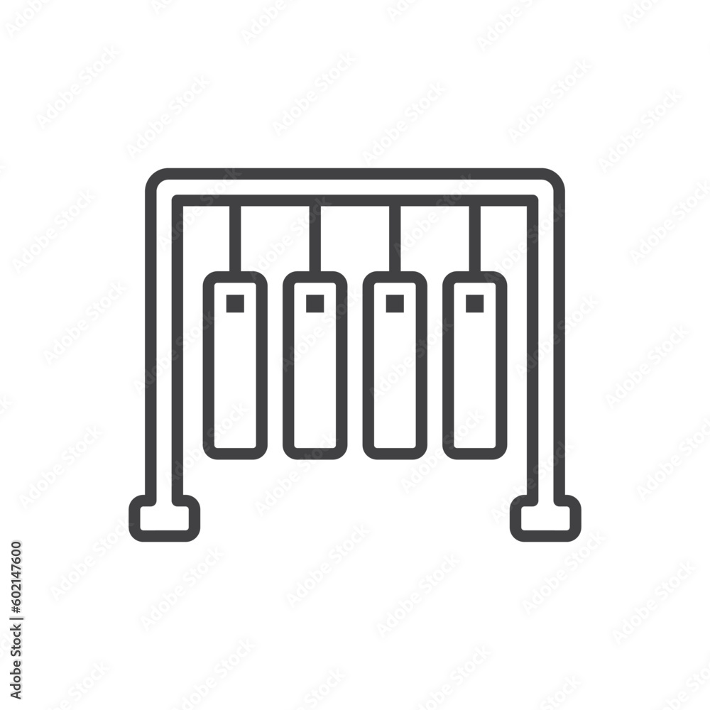 Chimes Icon - Musical Instrument Icon Chimes Icon - Musical Instrument Icon