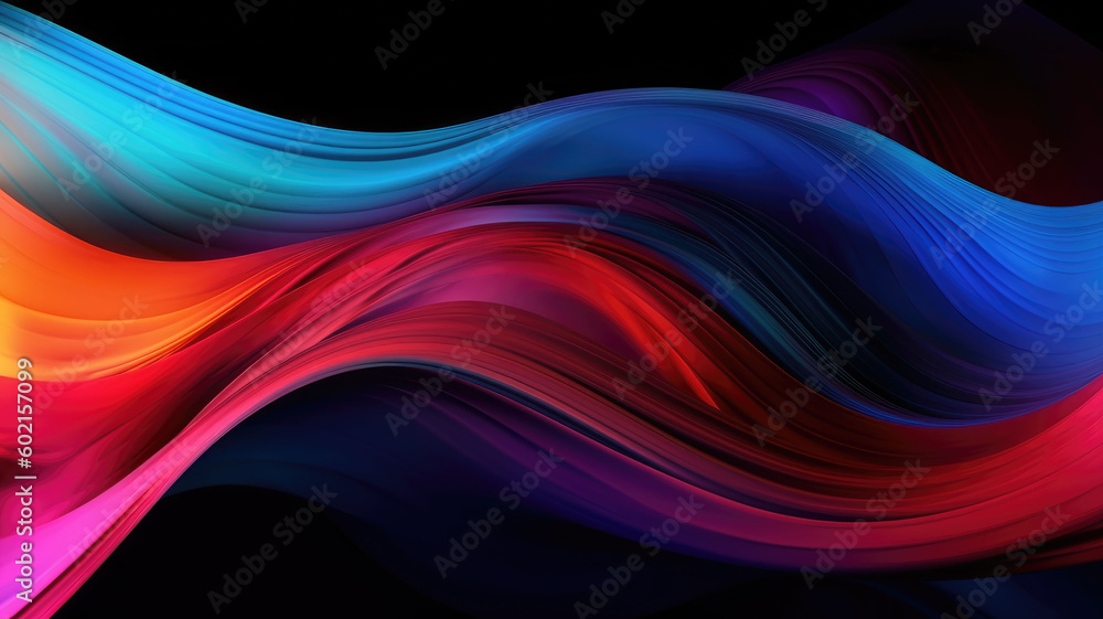 Fototapeta premium Abstract background. Abstract dark multicolore background. Generative AI