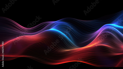 Abstract background. Abstract dark multicolore background. Generative AI