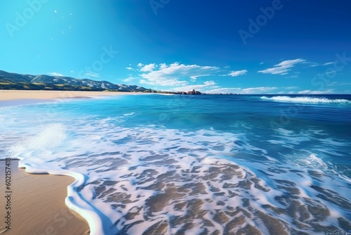 Beach with Sky and Clouds