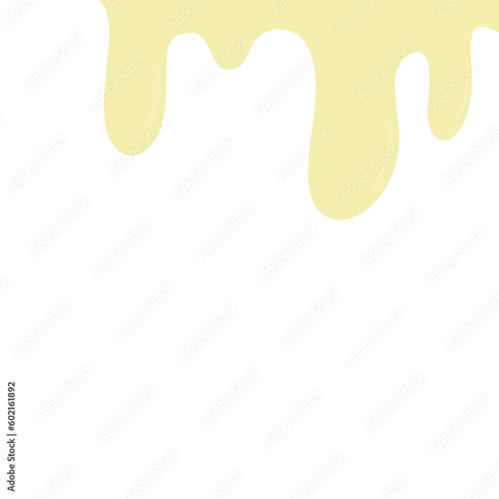Yellow liquid drip Yellow liquid drip