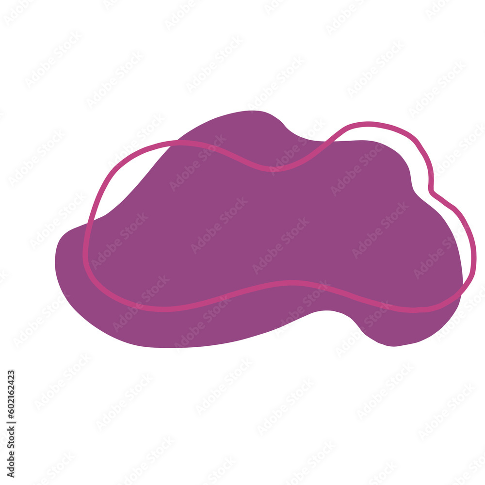 Layer 7 doodle magenta blob decoration Layer 7 doodle magenta blob decoration