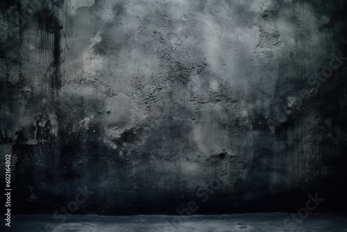 monochromatic image of a textured concrete wall Generative AI © AkuAku
