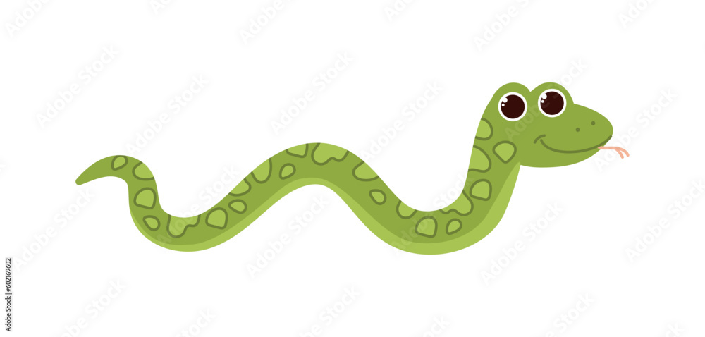 Fototapeta premium Cute safari snake