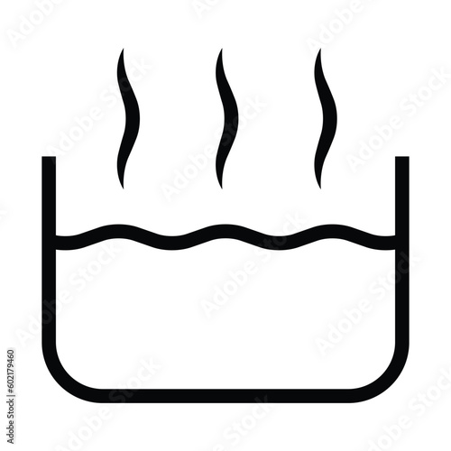 evaporating water icon vector