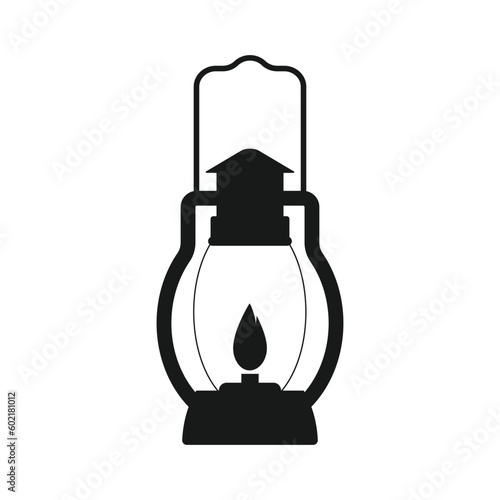 Camping Lantern icon vector