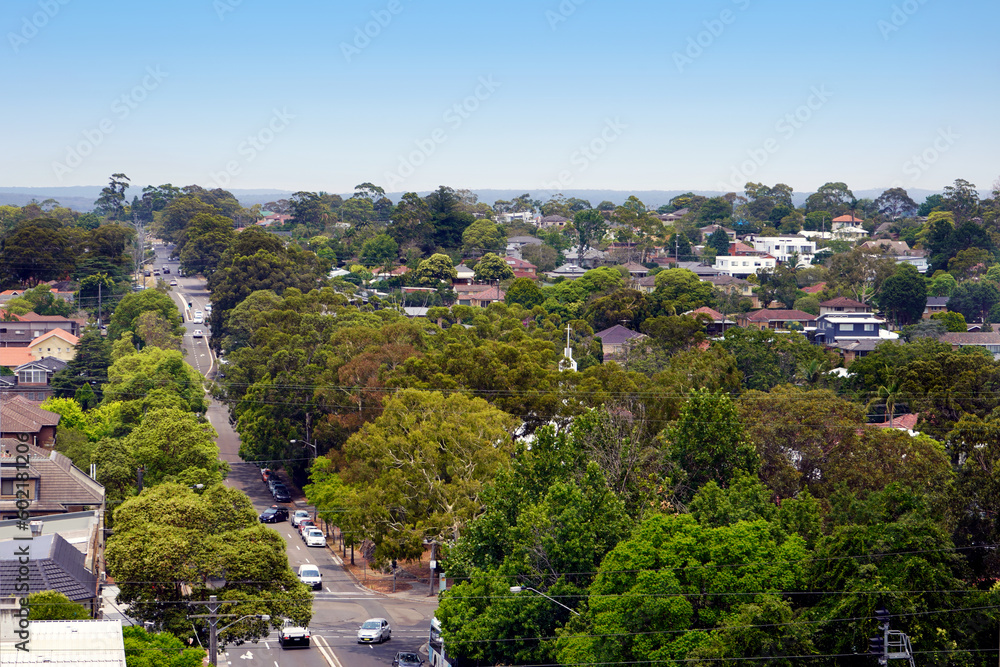Obraz premium Miranda, a suburb in southern Sydney, in the state of New South Wales, Australia.