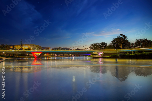 Foto River Torrens Bridge Adelaide South Australia