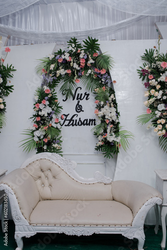 christmas wreath on a door