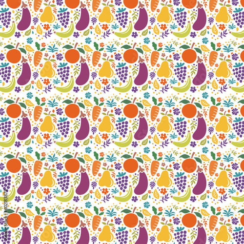 Fototapeta Naklejka Na Ścianę i Meble -  vegetable pattern