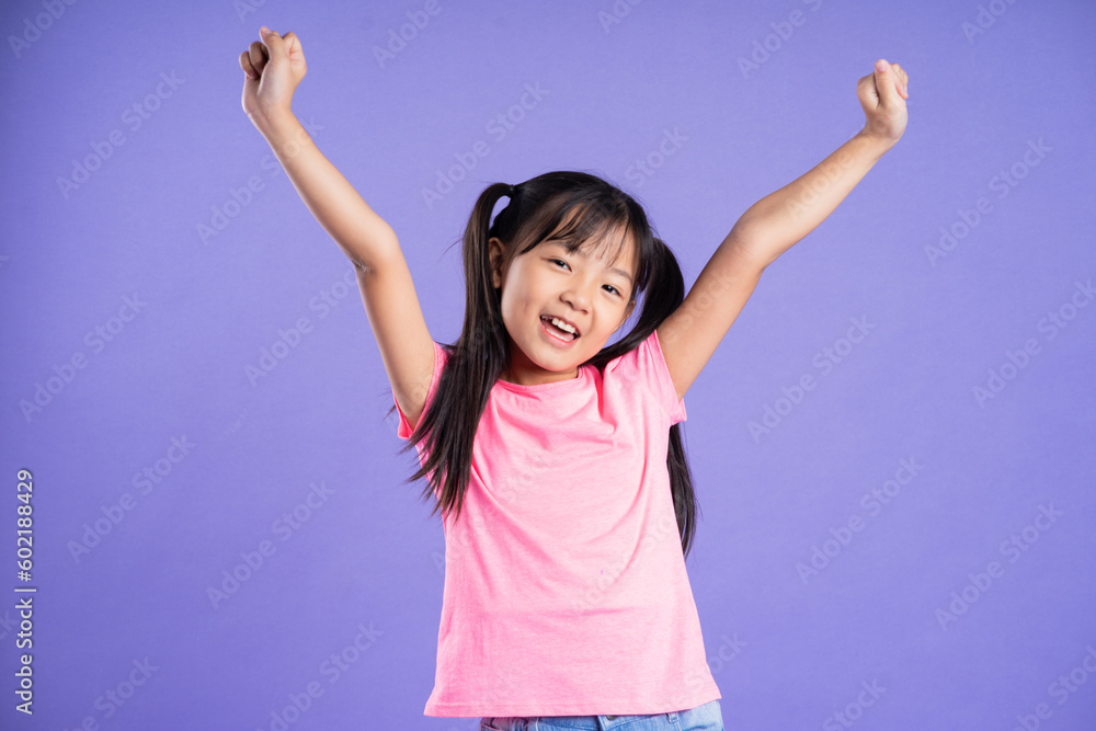 beautiful asian girl portrait posing on purple background beautiful asian girl portrait posing on purple background