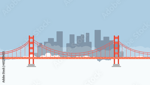 golden gate bridge in the morning