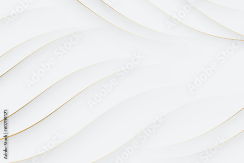 White background with golden lines