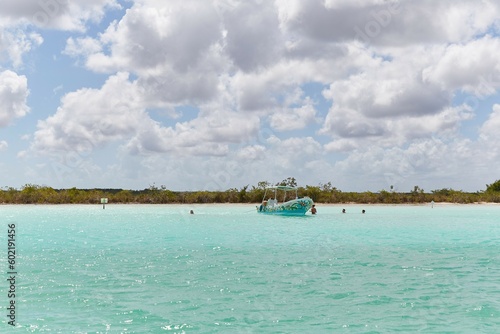 Beautiful Bacalar, most known for its stunning Lagoon of Seven Colors, is located in souther Quintana Roo, Mexico photo