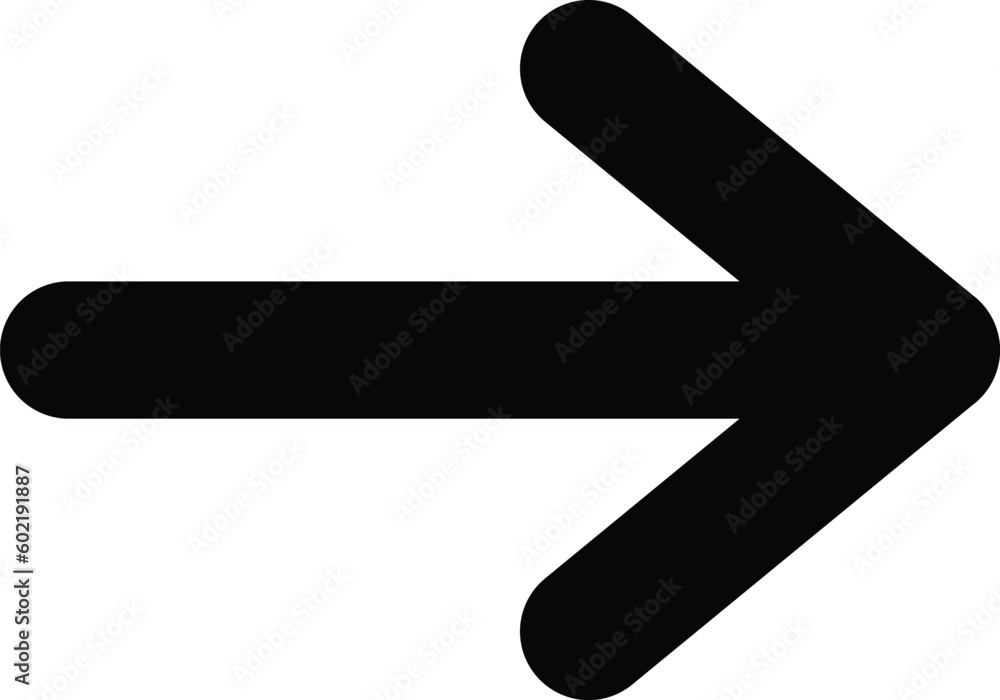 Arrow right icon in trendy style isolated on white background. Arrow symbol for your web site design, logo, app, UI. Vector illustration Arrow right icon in trendy style isolated on white background. Arrow symbol for your web site design, logo, app, UI. Vector illustration