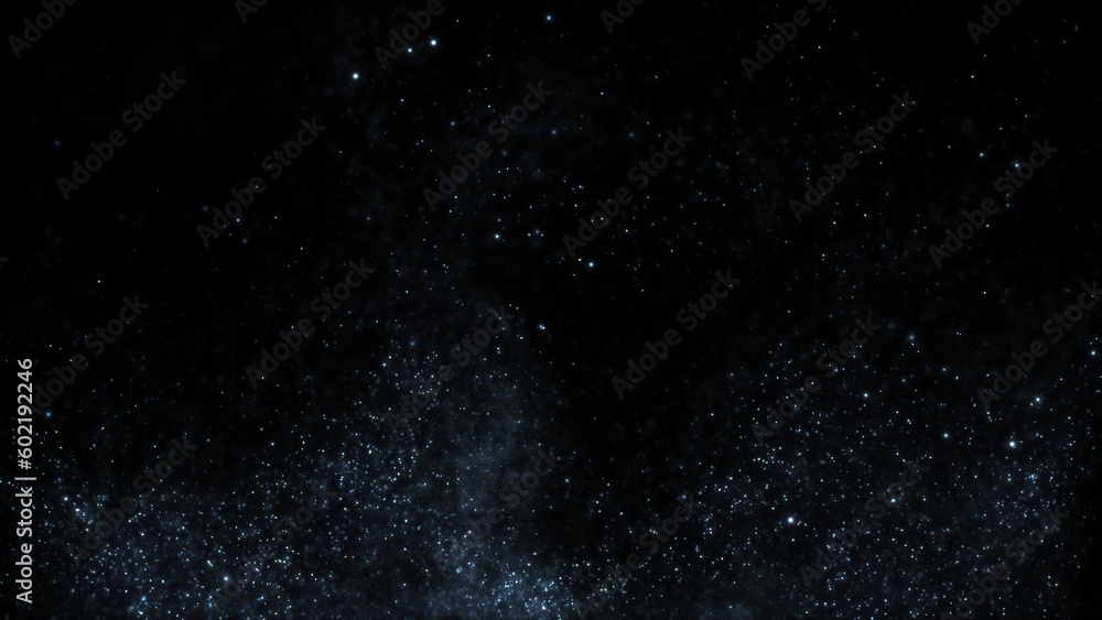 Elegant Swarming Twinkling Silver Particle Stars Gala Wallpaper Background