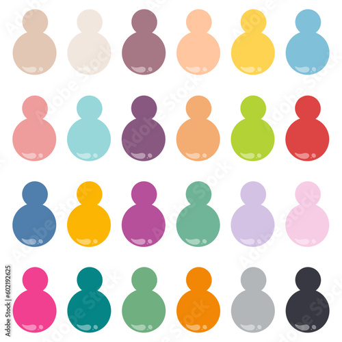 Budding yeast vector illustration graphic set