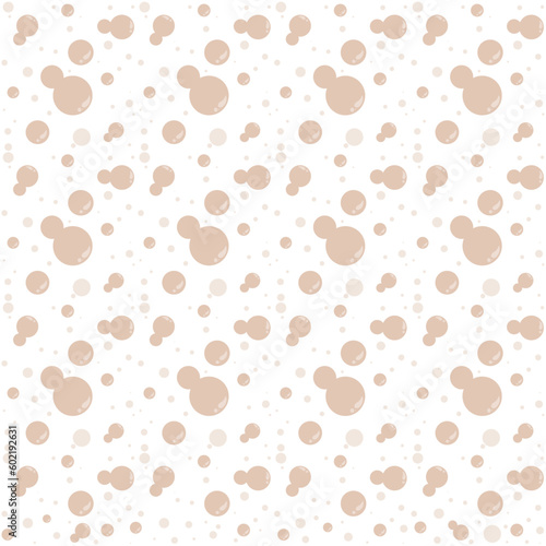Budding yeast and yeast cell seamless patterned science background vector